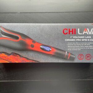 1" Volcanic Lava Ceramic Pro Spin N Curl LIKE NEW